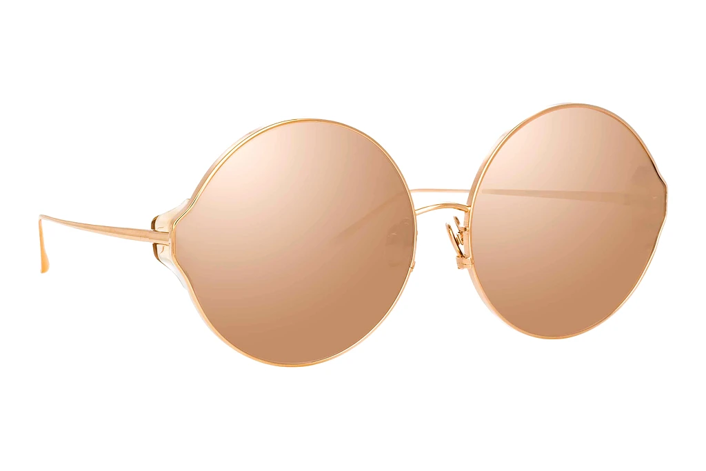 Linda Farrow   LFL896 C3 ROSE GOLDROSE GOLD AND ASH