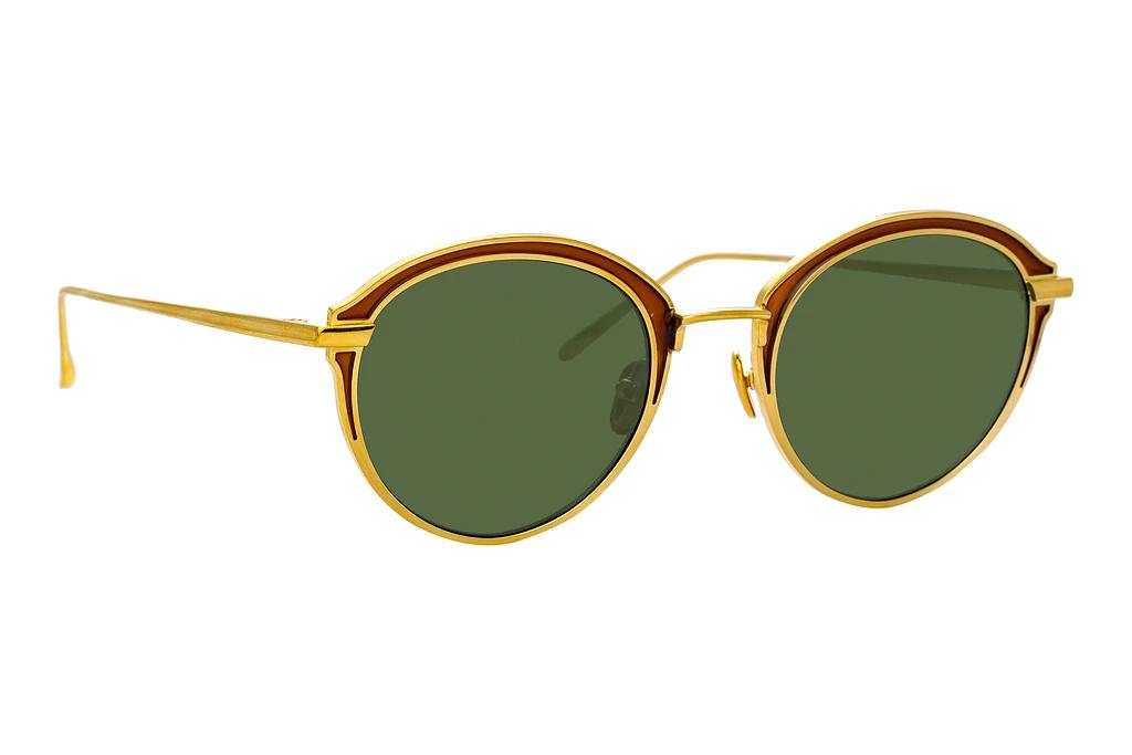 Linda Farrow   LFL935 C5 GREENYELLOW GOLD / TOBACCO