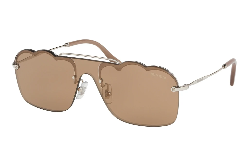 Miu Miu   MU 55US 1BC176 Light Brown Mirror GoldSilver