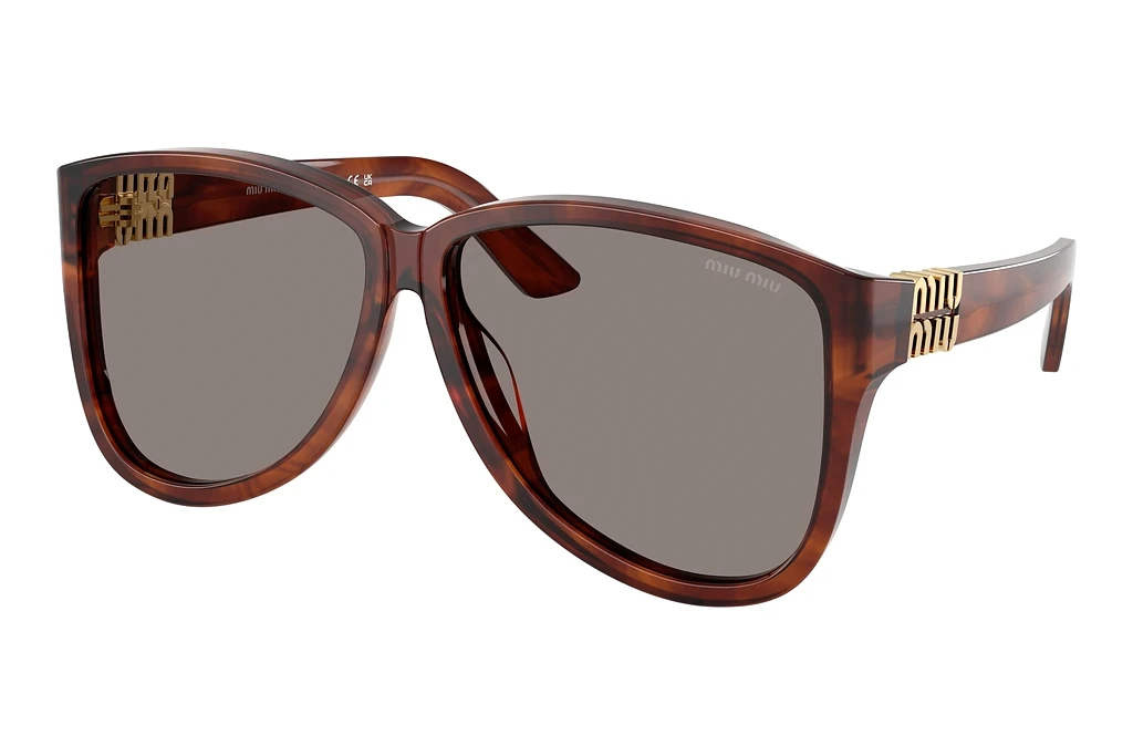 Miu Miu   MU A08S 26E80Q Dark GreyStriped Tobacco