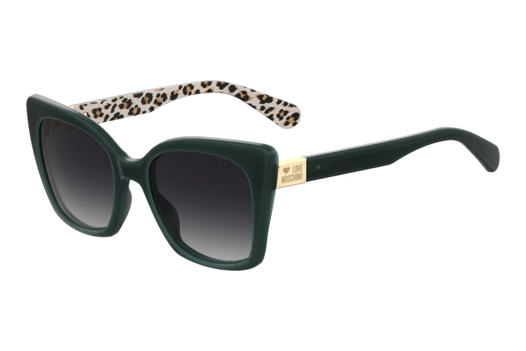 Moschino   MOL000/S SK8/9O DARK GREY SHADEDANIMALIER GREEN