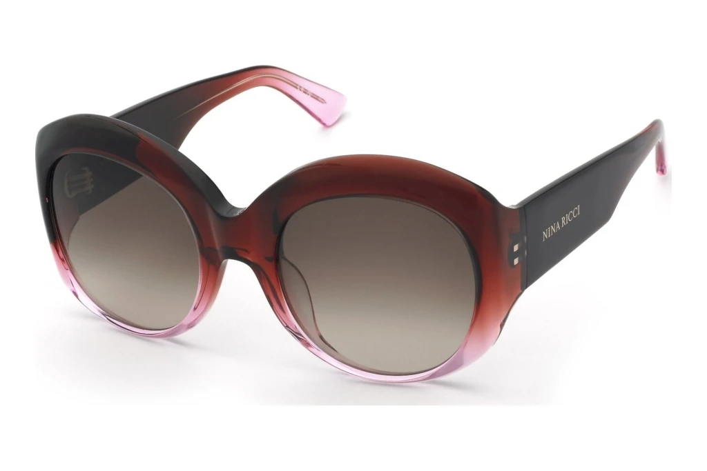 Nina Ricci   SNR440 0GFP BROWN GRADIENT BROWNGRAD.BORDEAUX