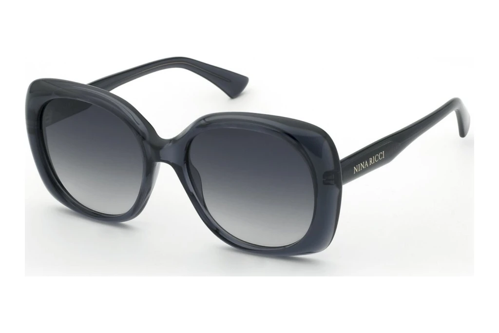 Nina Ricci   SNR457 0705 SMOKE GRADIENT SMOKESHINY TRANSPARENT DARK GREY