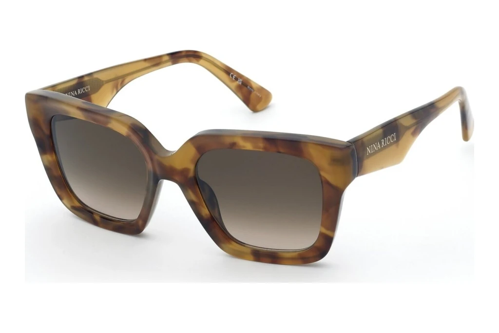 Nina Ricci   SNR458 0922 BROWN GRADIENTSHINY HONEY HAVANA