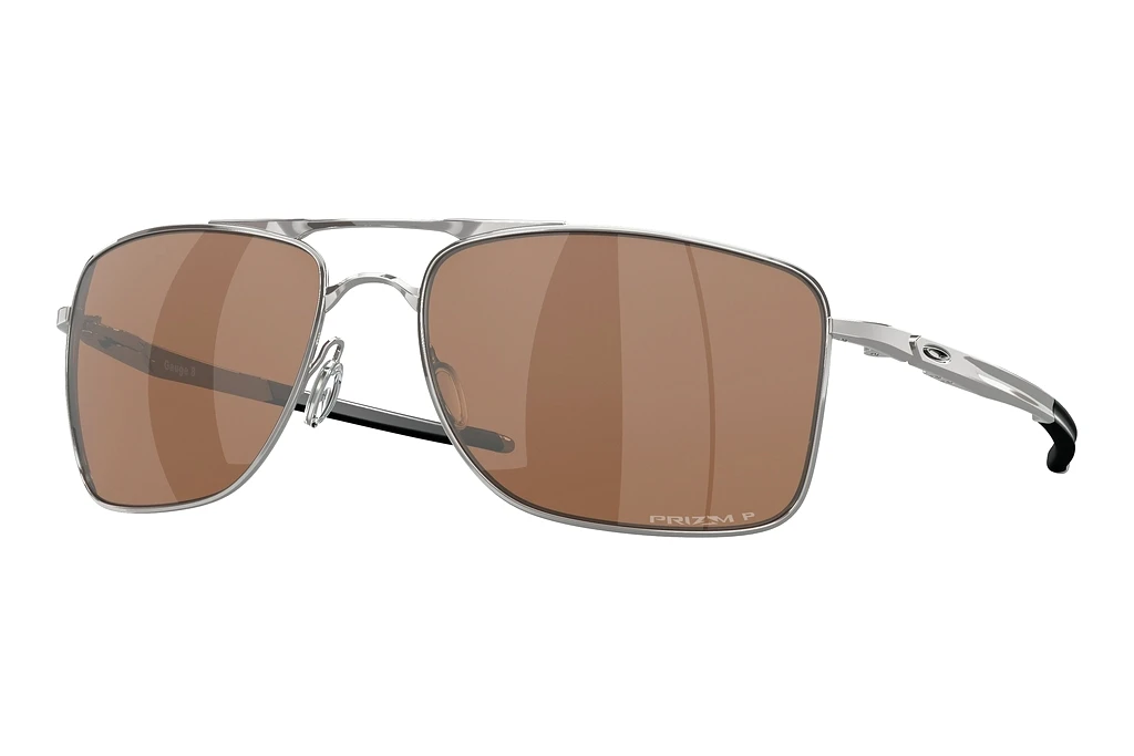 Oakley   OO4124 412409 Prizm Tungsten PolarizedPolished Chrome