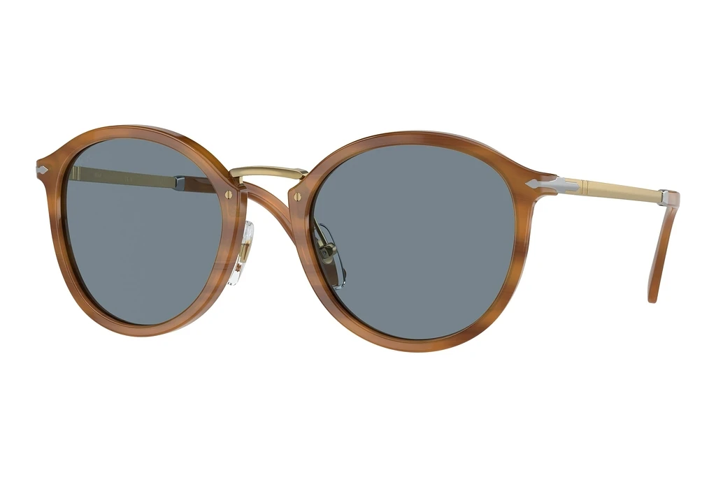 Persol   PO3309S 960/56 Light BlueStriped Brown