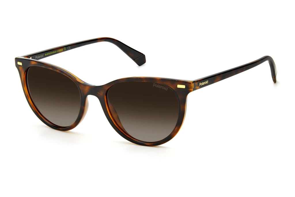 Polaroid   PLD 4107/S 086/LA BROWN SHADED POLARIZEDHAVANNA