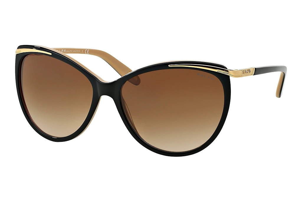 Ralph   RA5150 109013 Light Brown Gradient Dark BrownShiny Black On Nude & Gold