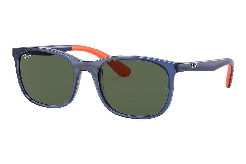 Ray-Ban Kids   RJ9076S 712471 GreenBlue On Orange