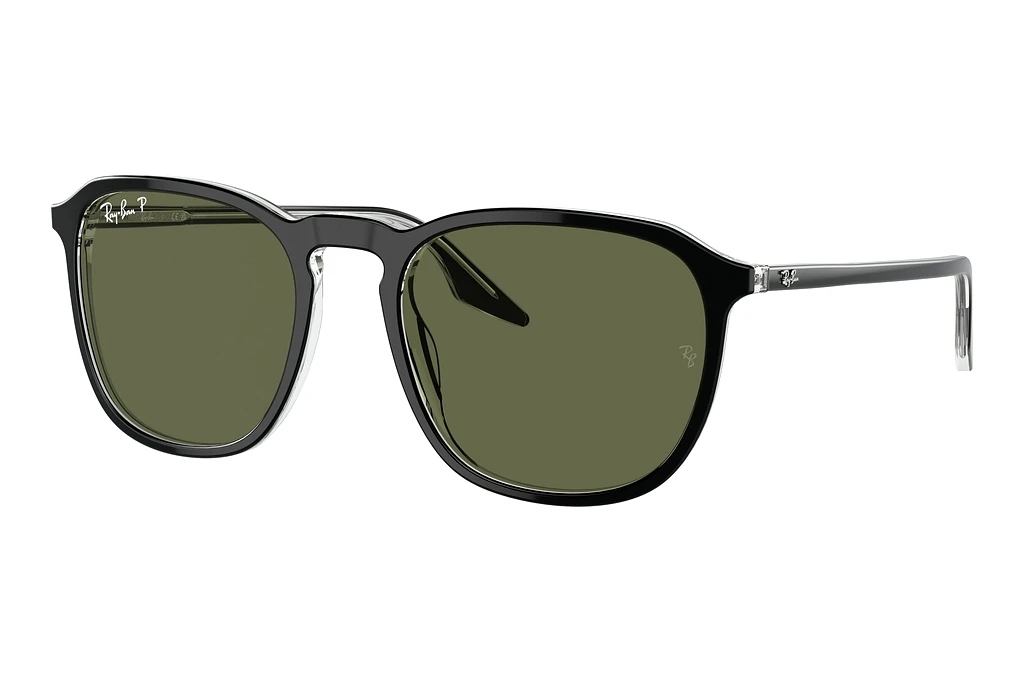 Ray-Ban   RB2203 919/58 GreenBlack On Transparent