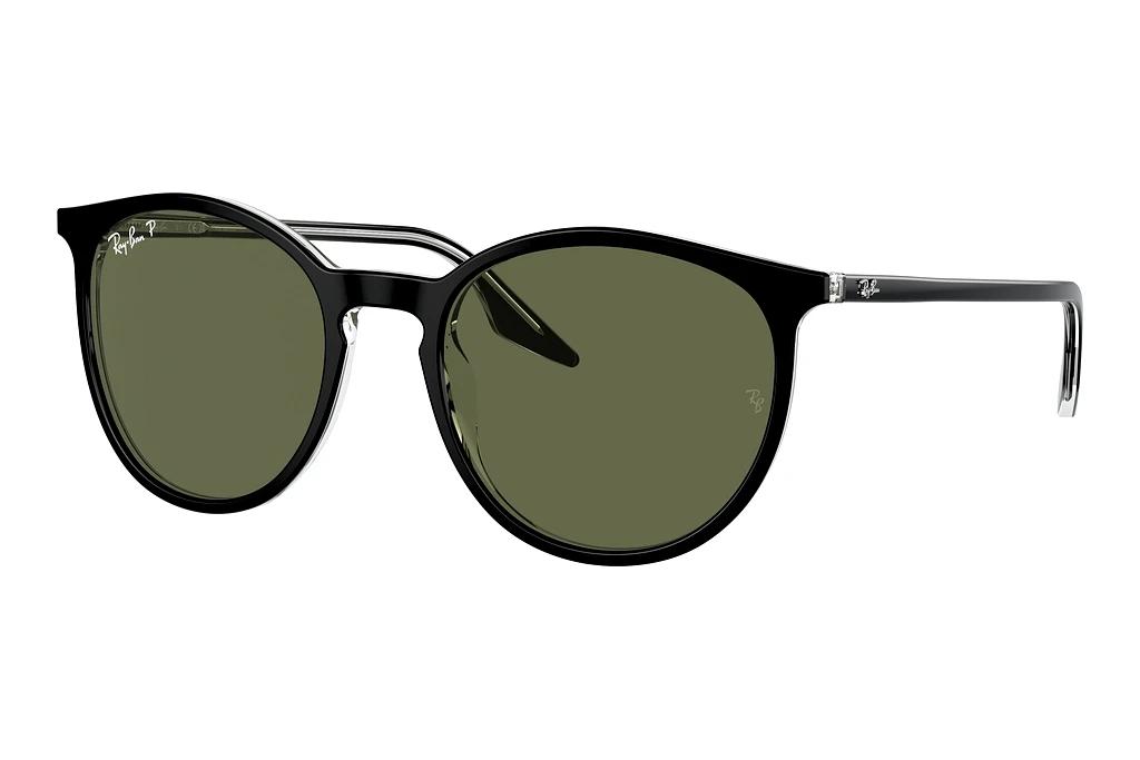 Ray-Ban   RB2204 919/58 GreenBlack On Transparent