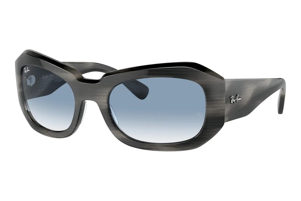 Ray-Ban   RB2212 14043F Clear & BlueStriped Grey