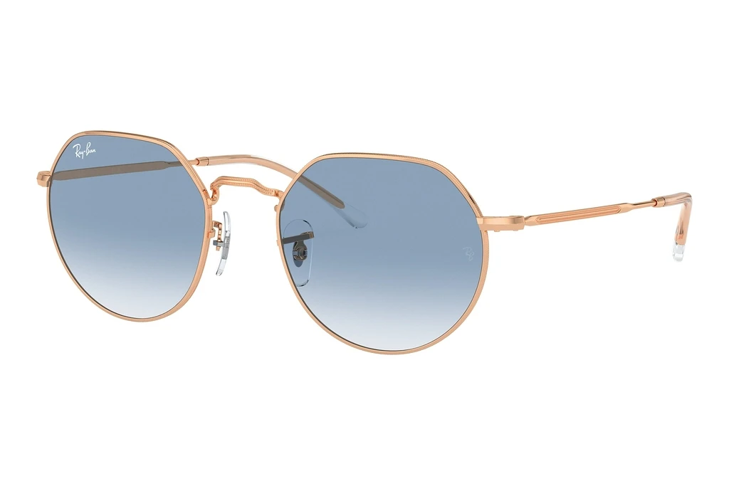 Ray-Ban   RB3565 92023F Clear & BlueRose Gold