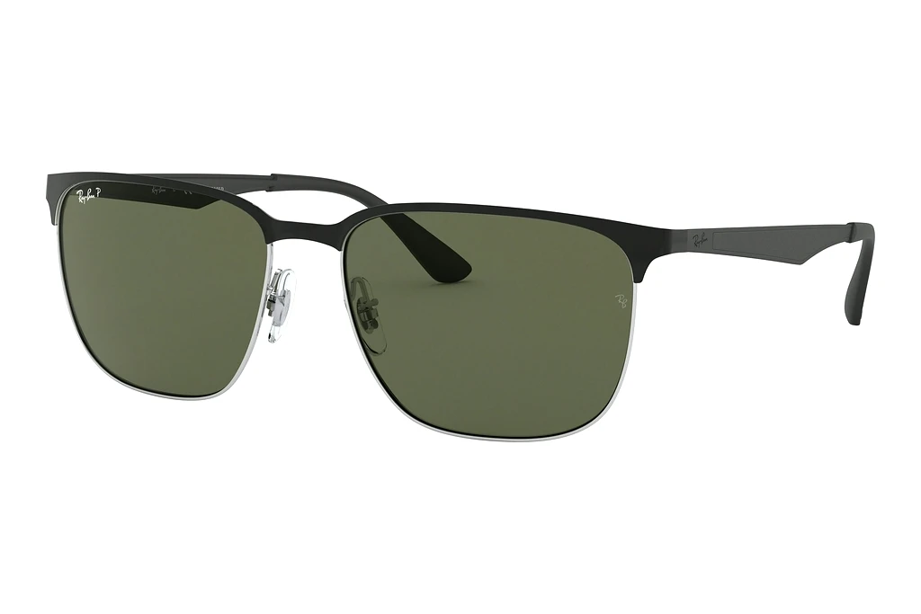 Ray-Ban   RB3569 90049A G-15 GreenBlack On Silver