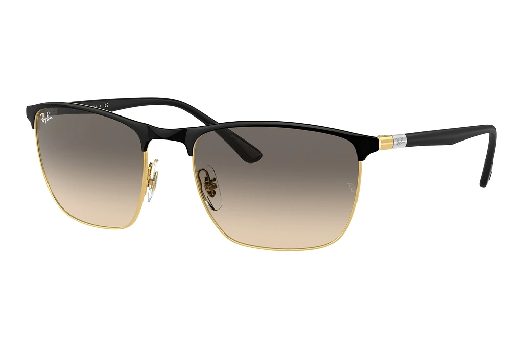 Ray-Ban   RB3686 187/32 Clear GreyBlack On Gold