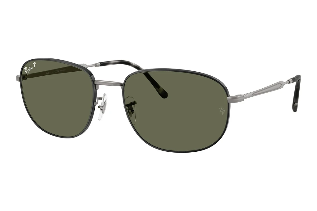 Ray-Ban   RB3754 927458 Green PolarMatte Black On Matte Gunmetal