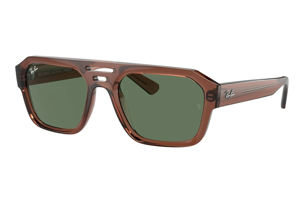 Ray-Ban   RB4397 667882 Dark GreenTransparent Brown