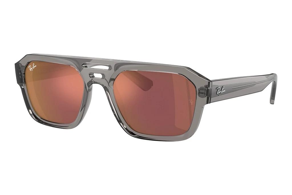 Ray-Ban   RB4397 6684D0 Dark Violet/RedTransparent Grey