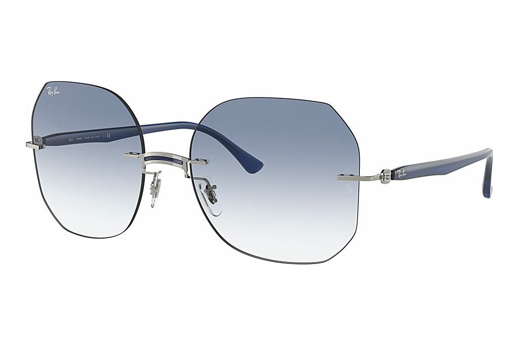 Ray-Ban   RB8067 003/19 CLEAR GRADIENT LIGHT BLUEBLUE ON SILVER