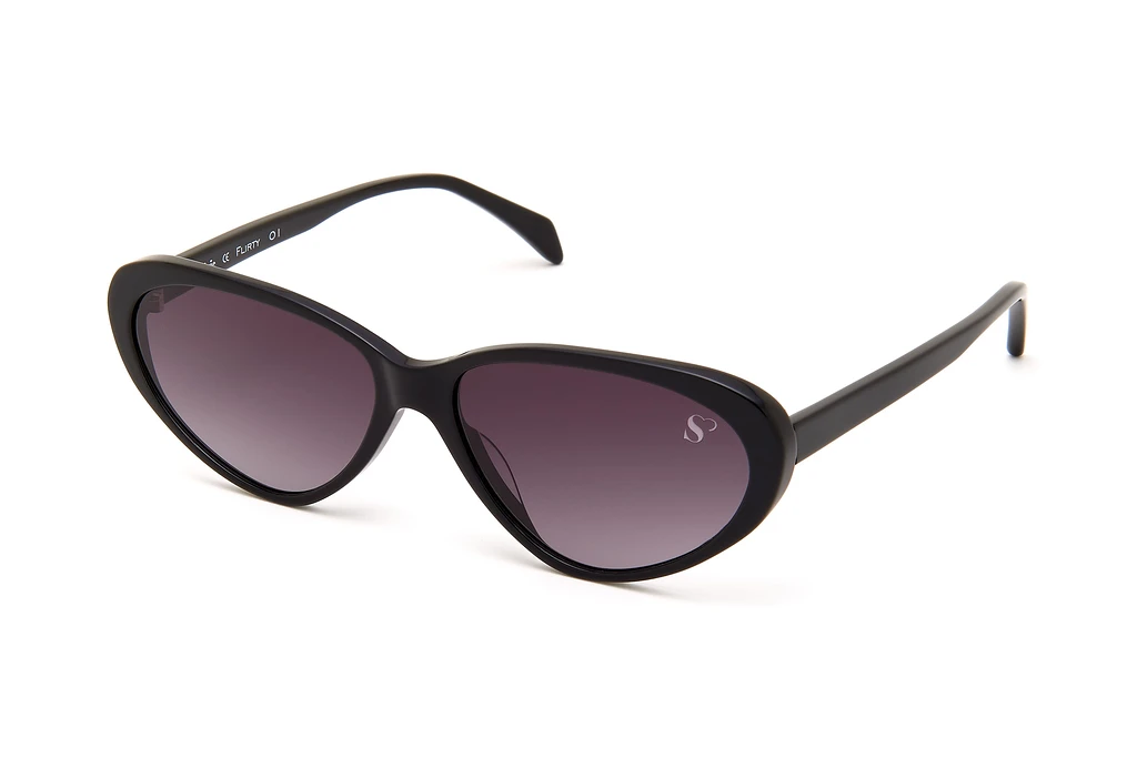 Sylvie Optics   Flirty-Sun 01 grey grad.black
