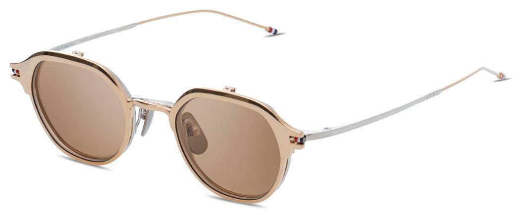 Thom Browne   TBS812 01 Light Brown - ARWhite Gold - Silver
