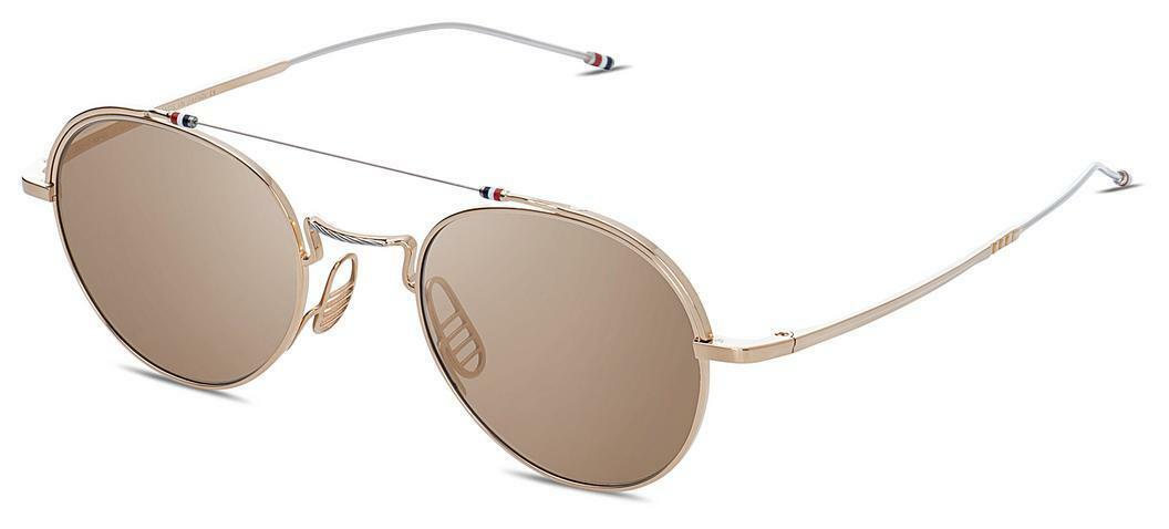 Thom Browne   TBS912 01 Light Brown - ARWhite Gold - Silver