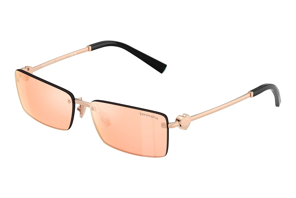 Tiffany   TF3108B 61051T Dark Pink Mirror GoldRose Gold