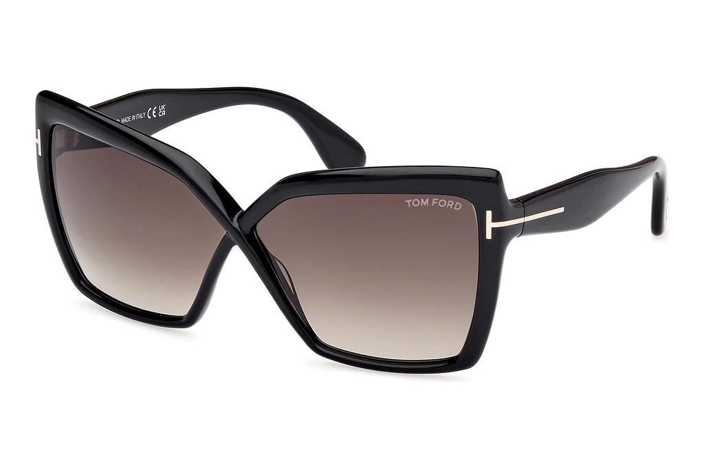 Tom Ford   FT1195 01B grau verlaufendGlänzend Schwarz
