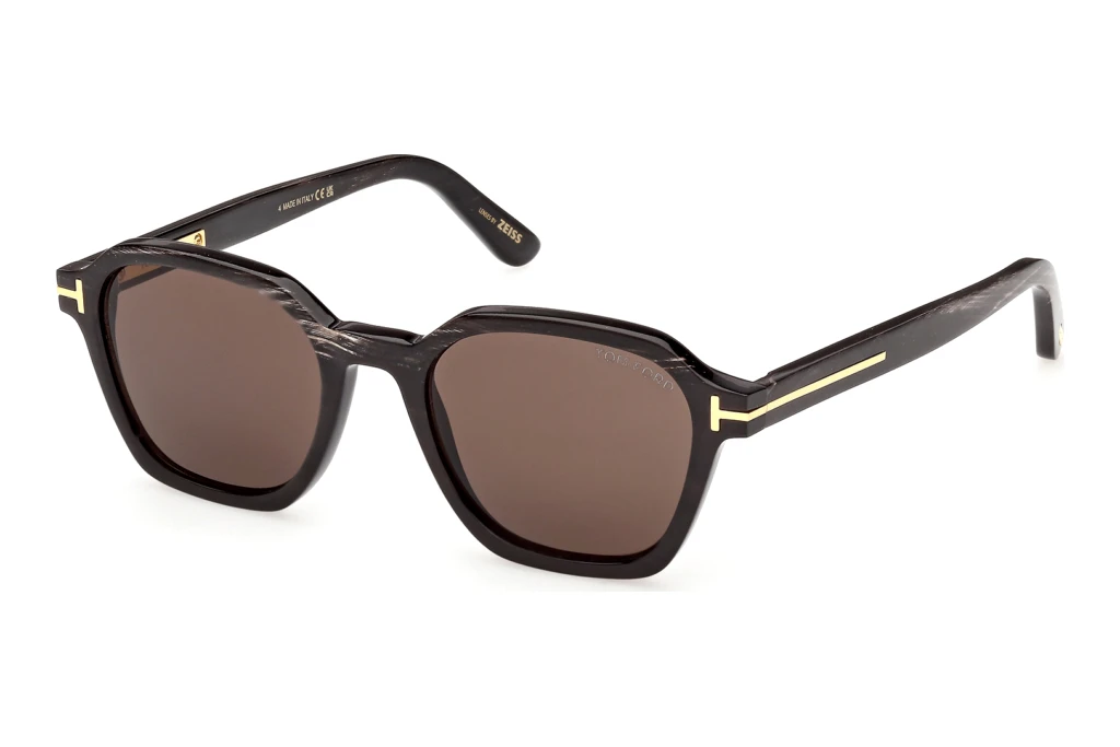 Tom Ford   FT1297-P 63E braunSchwarz Horn