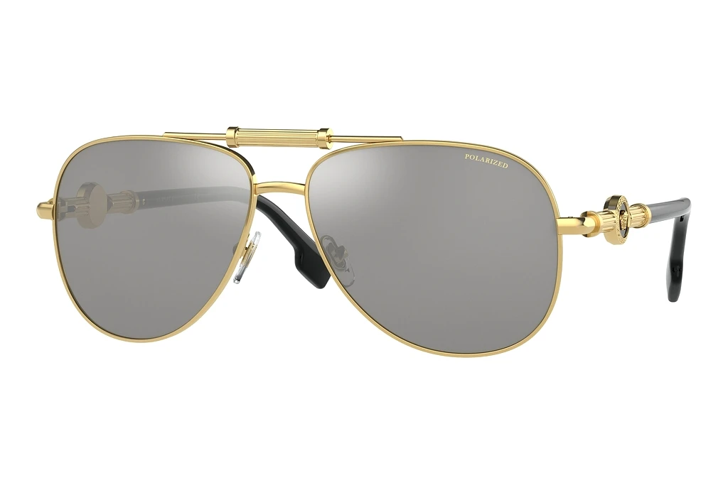 Versace   VE2236 1002Z3 Polarized Grey Mirror SilverGold