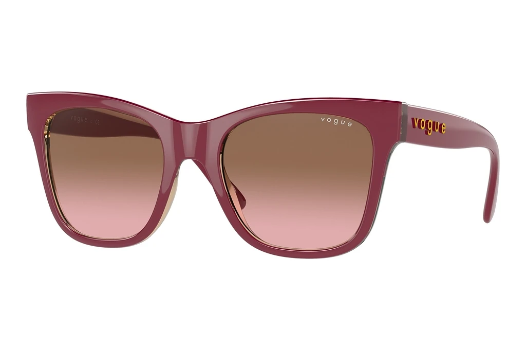 Vogue Eyewear   VO5428S 299414 Pink Gradient BrownTop Bordeaux/Serigraphy