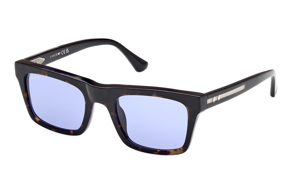 Web Eyewear   WE0362 56V blauSchwarz/Gestreift