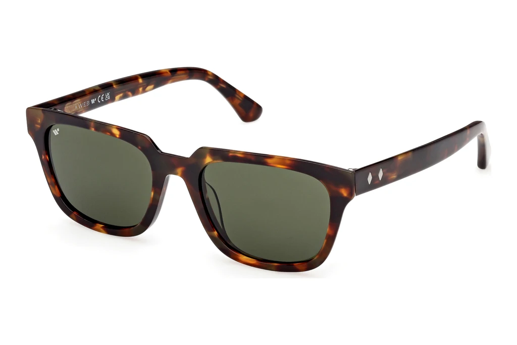 Web Eyewear   WE0391 52N grünDunkel Havanna