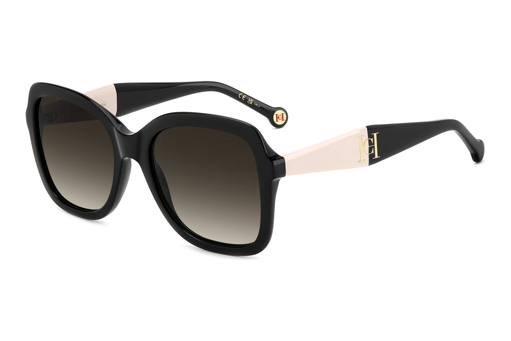 Carolina Herrera   HER 0373/S 0WM/HA BROWN SHADEDBLACK BEIGE