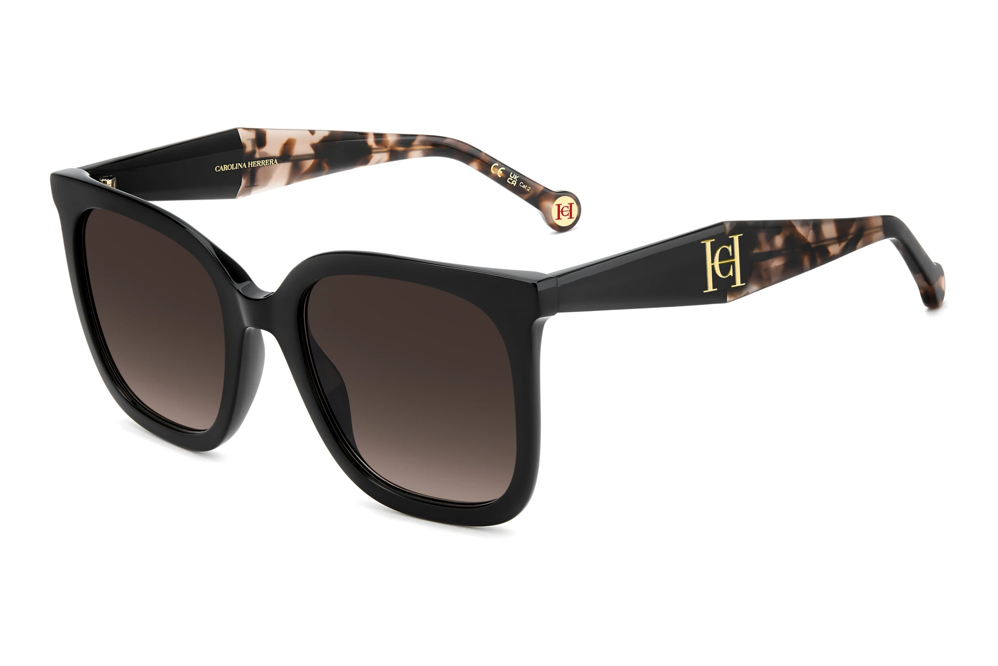 Carolina Herrera   HER 0375/G/S 807/HA BROWN SHADEDBLACK