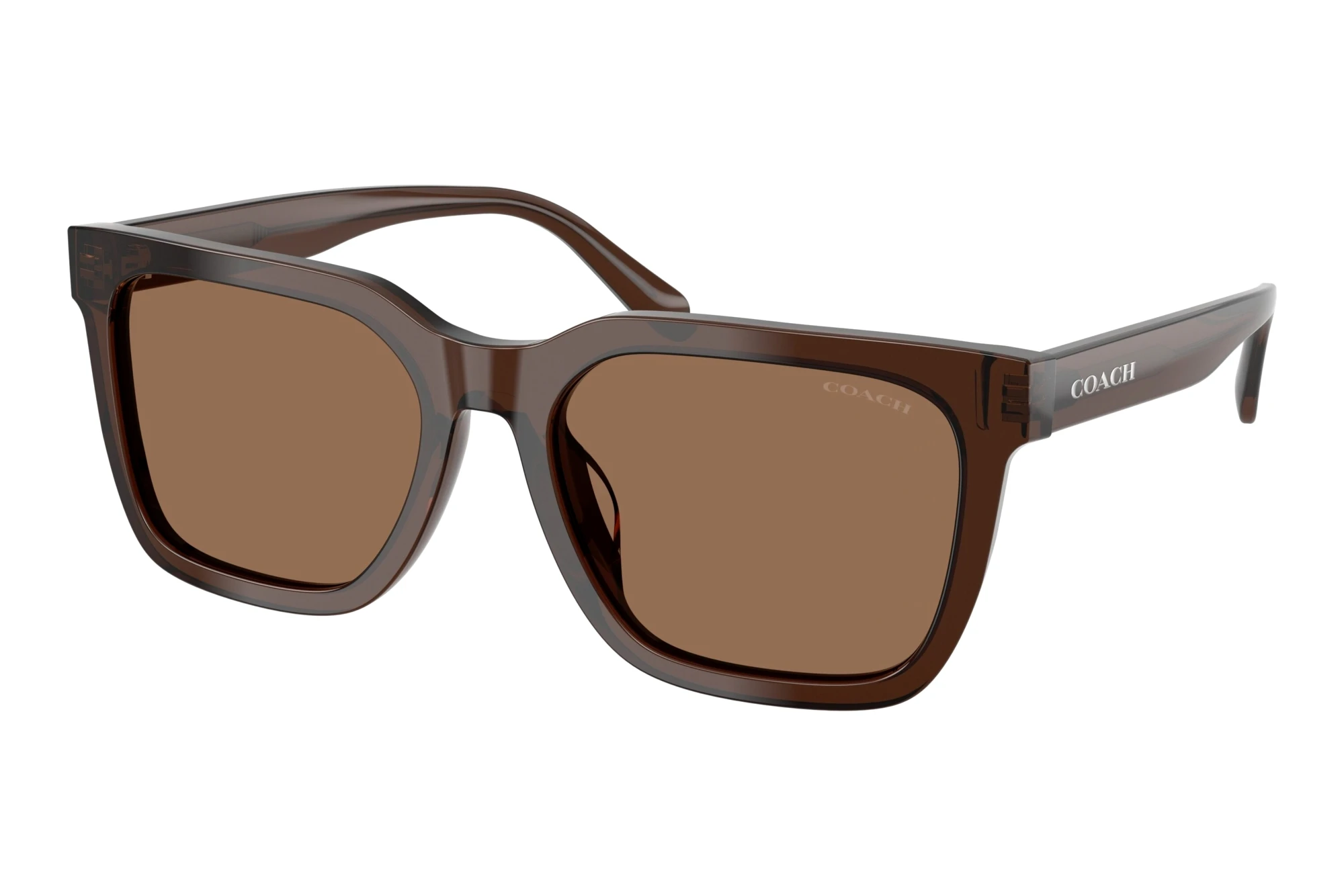 Coach   HC8466U 597373 Brown SolidTransparent Brown