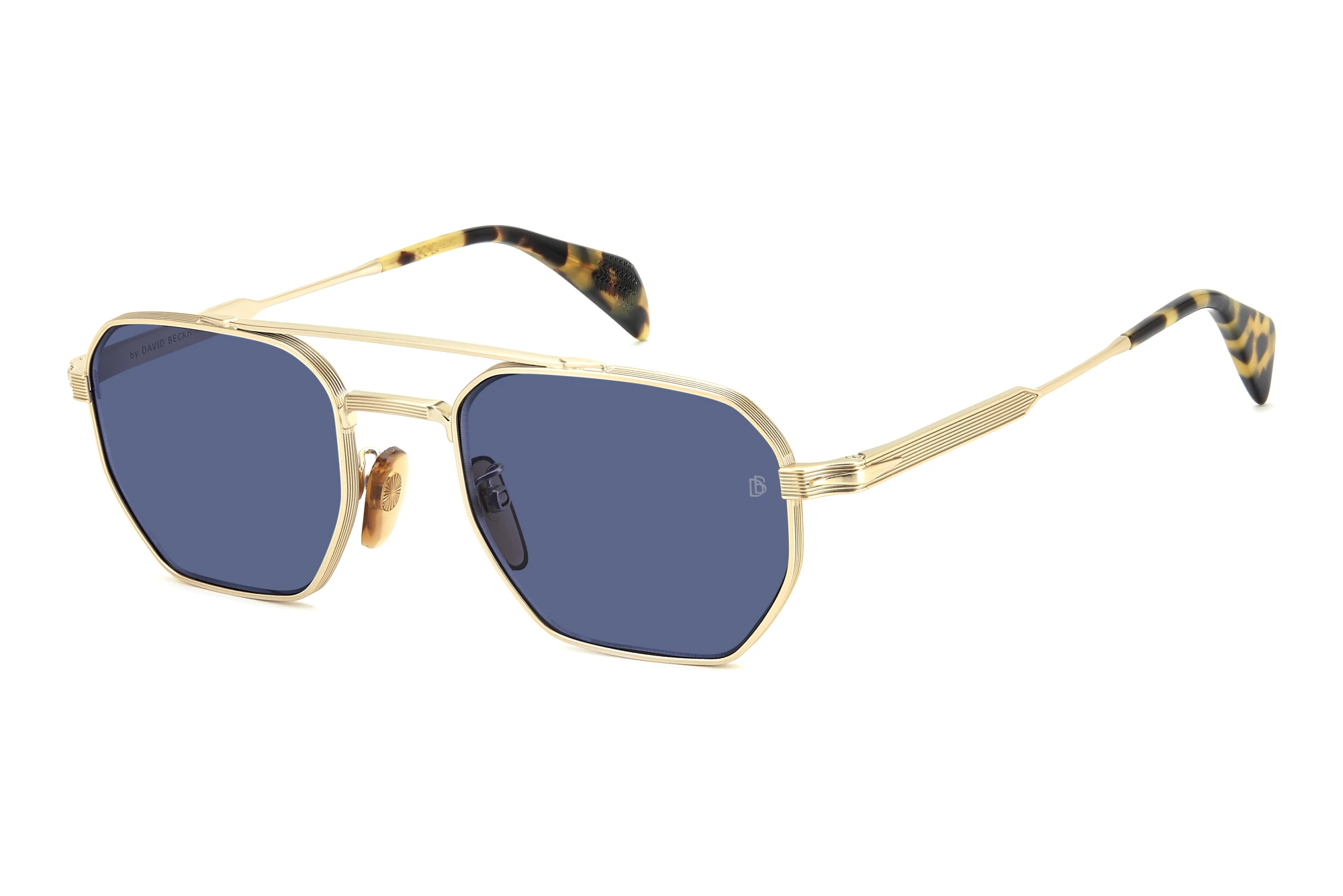 David Beckham   DB 1229/S HM2/A9 BLUE AVIO ANTIREFLEXGOLD HONEY HAVANA
