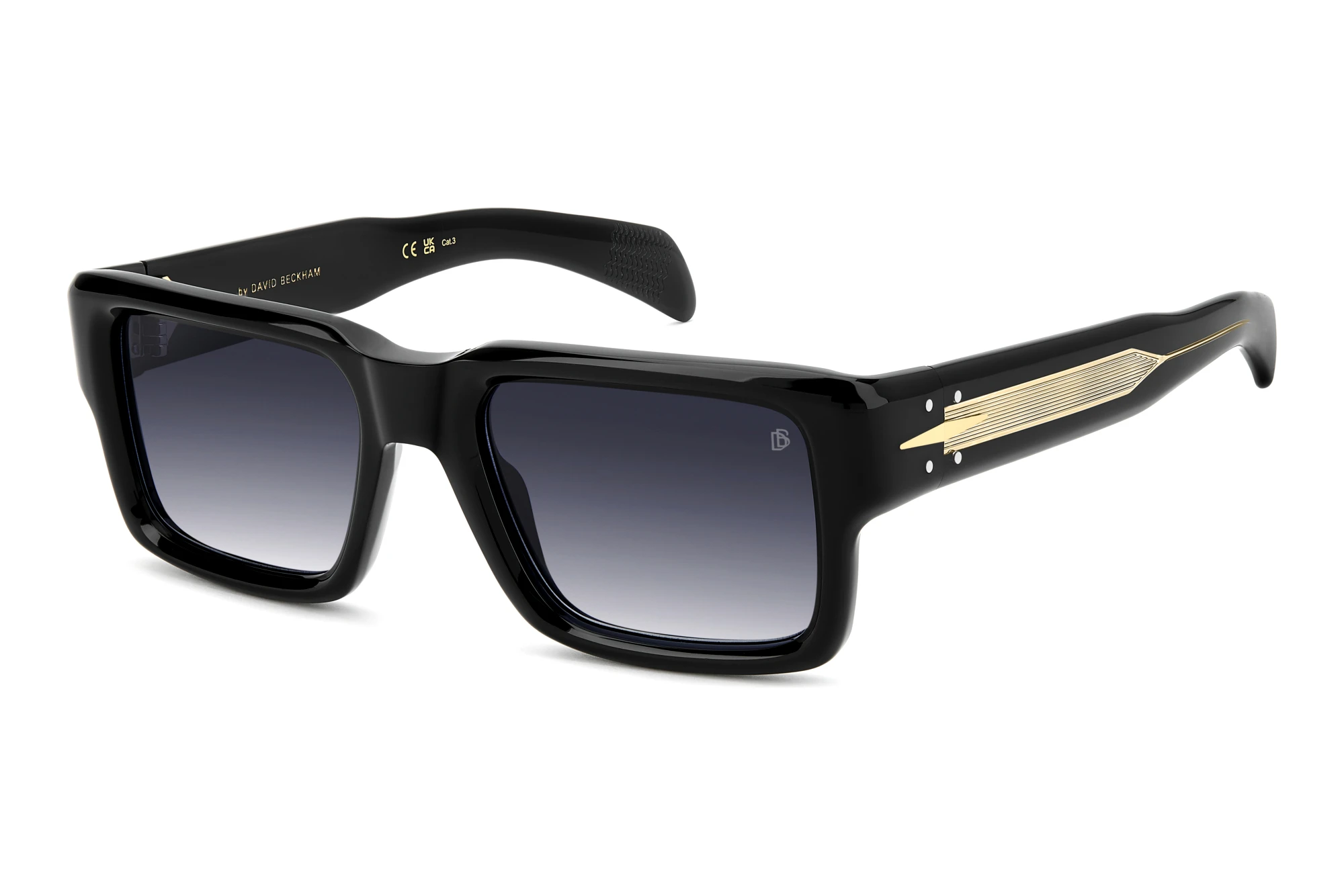 David Beckham   DB 7159/S 2M2/08 DK BLUE SHADEDBLACK GOLD
