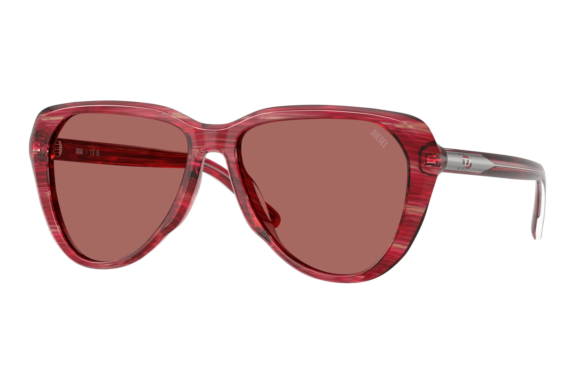 Diesel   DL2011U 203869 Dark VioletStriated Red