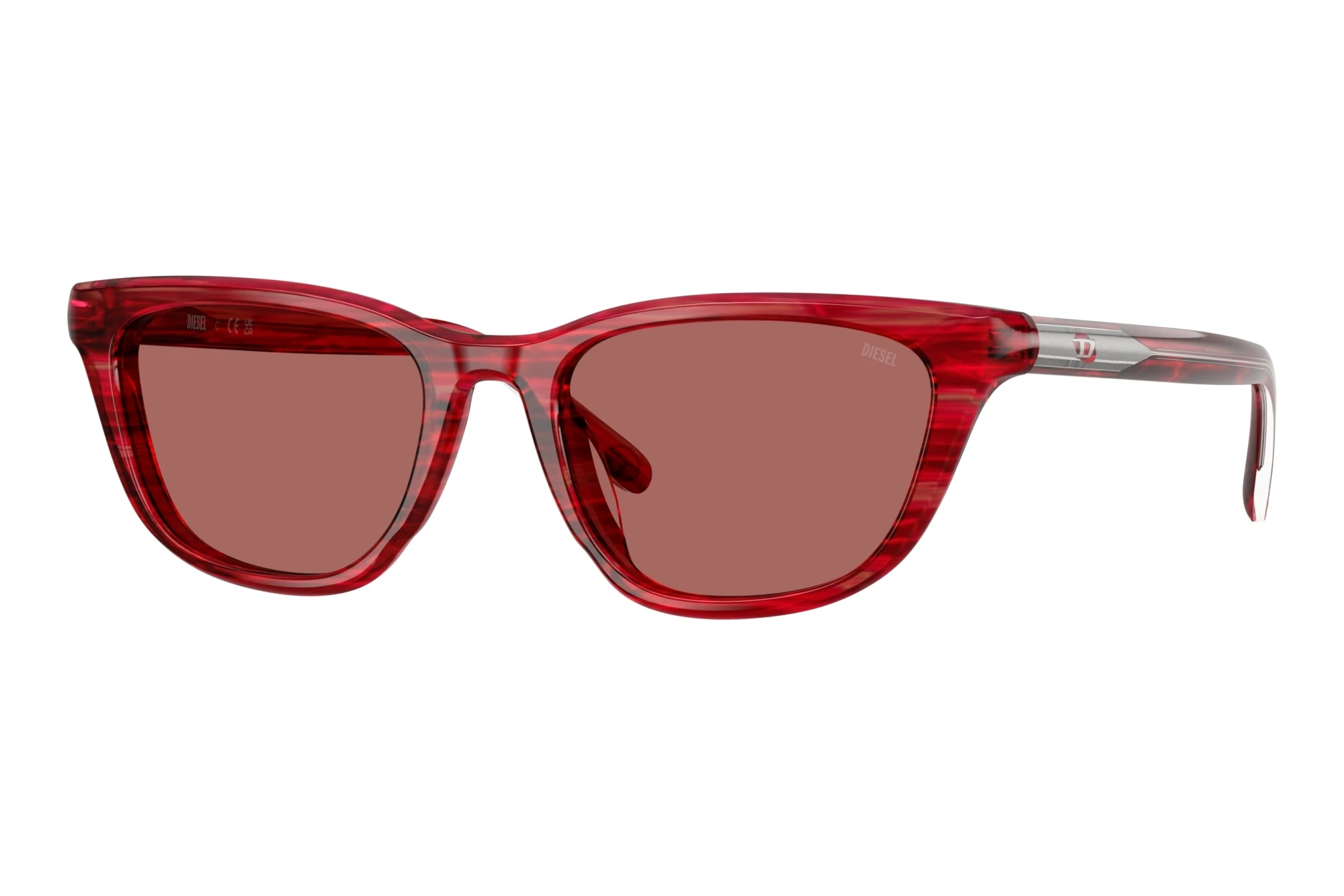 Diesel   DL2012U 203869 Dark VioletStriated Red