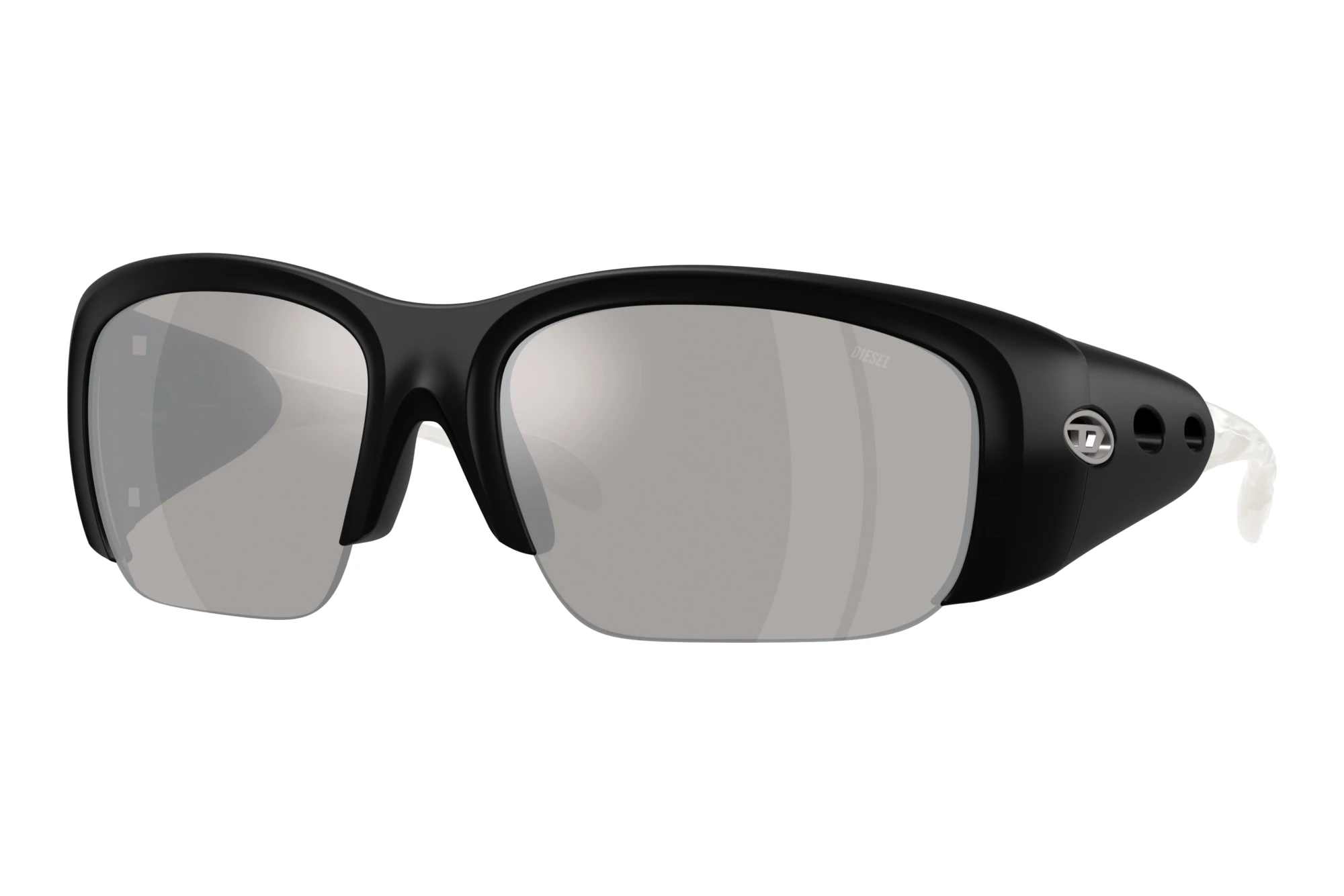 Diesel   DL3016U 20026G Light Grey Mirror SilverCrystal/Black