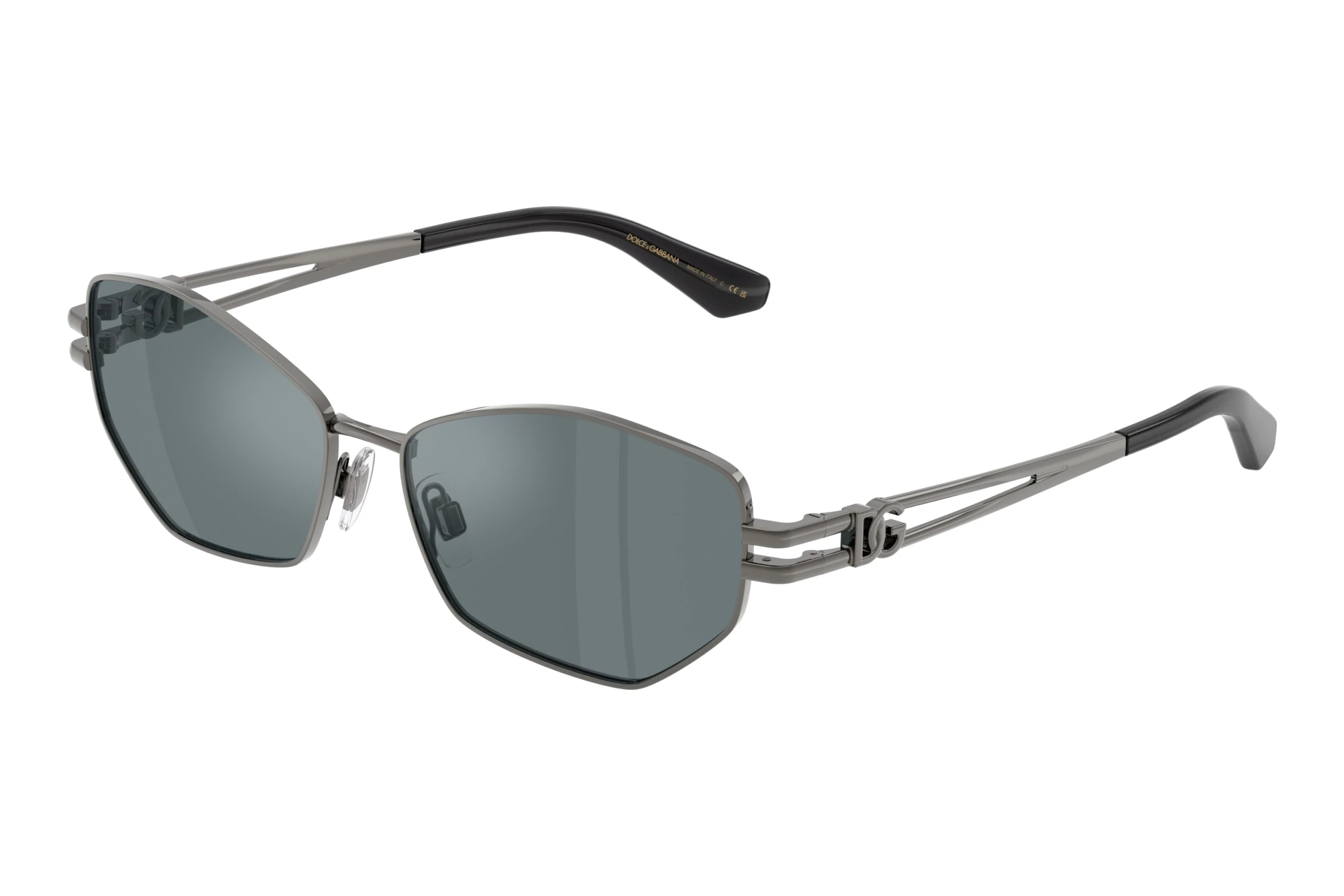 Dolce & Gabbana   DG2338 12866G Grey Mirror BlackDark Gunmetal
