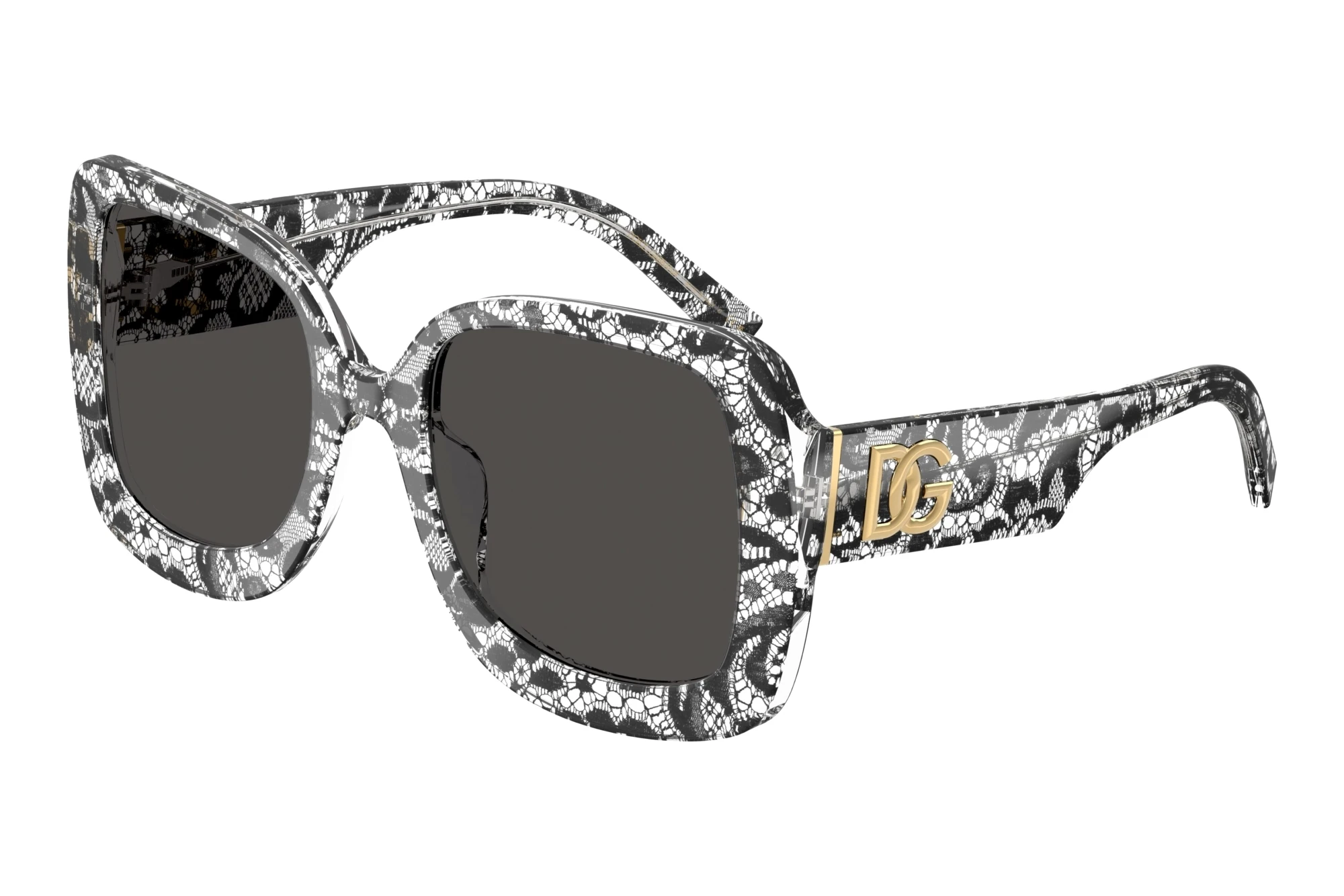 Dolce & Gabbana   DG4513 328787 Dark GreyBlack Lace
