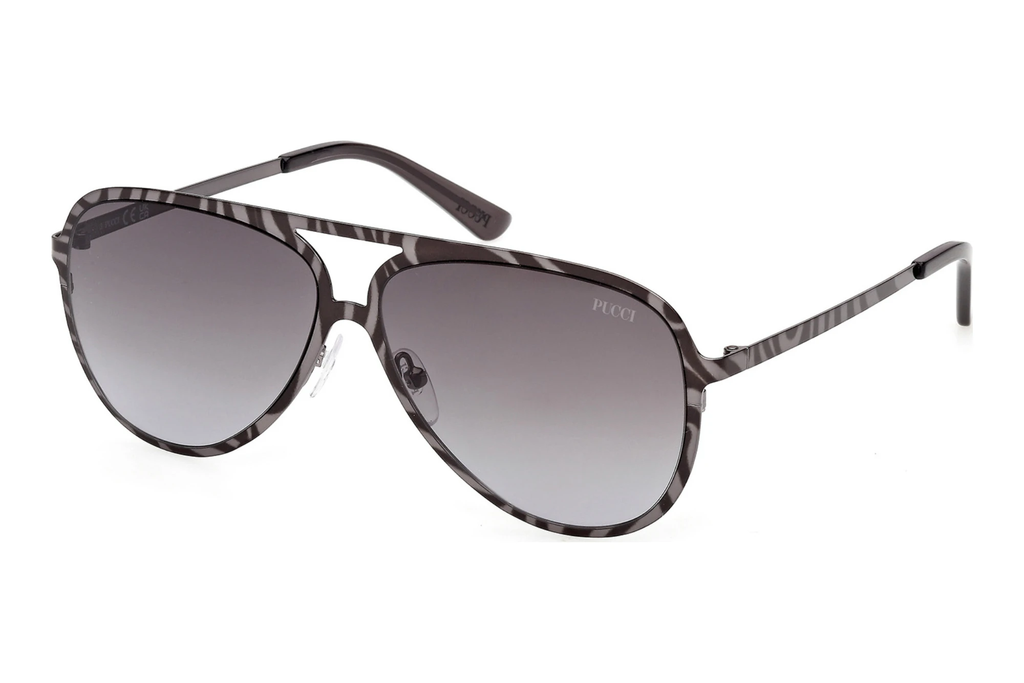 Emilio Pucci   EP0247 05B grau verlaufendSchwarz/Muster