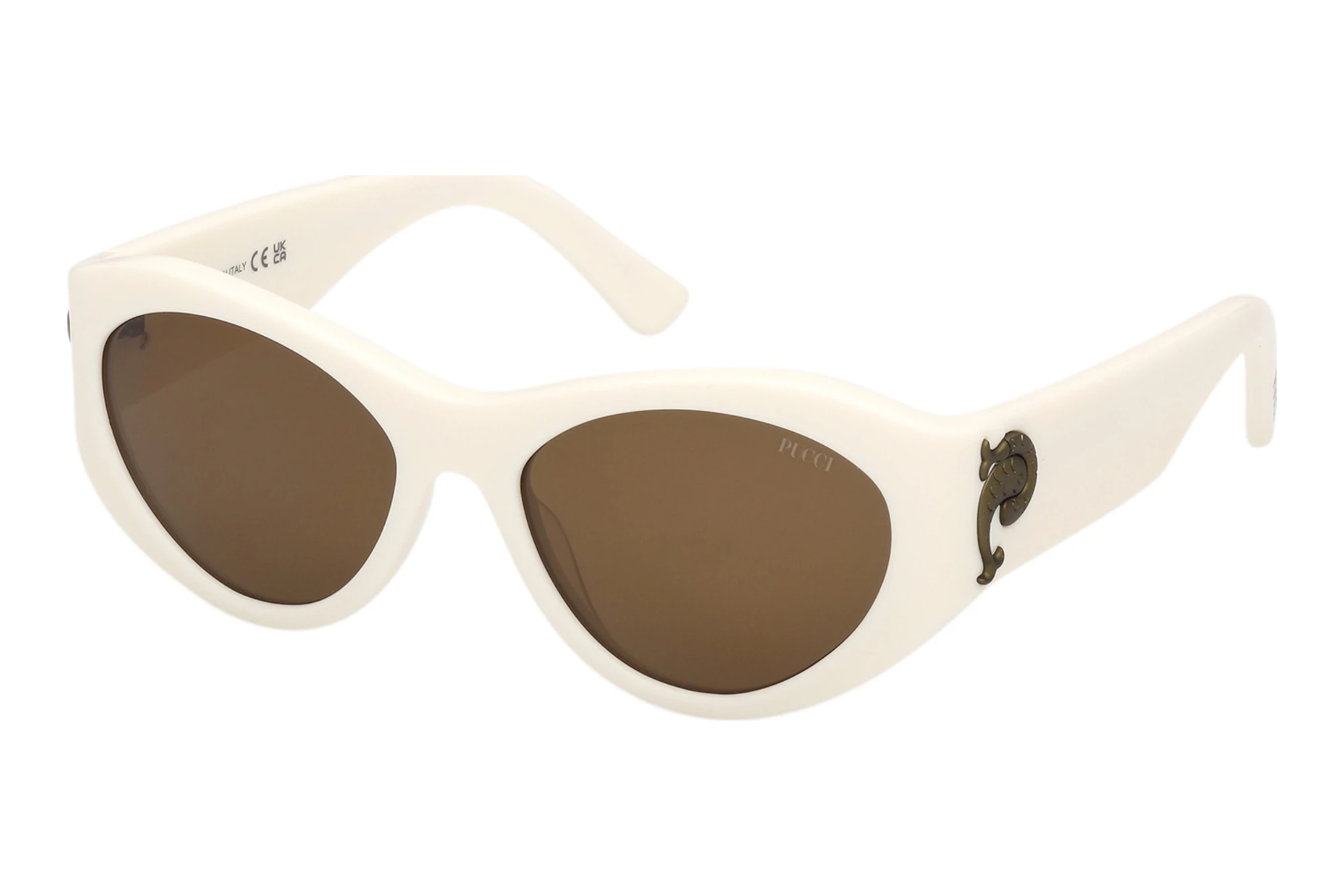 Emilio Pucci   EP0249 21E braunGlänzend Weiss