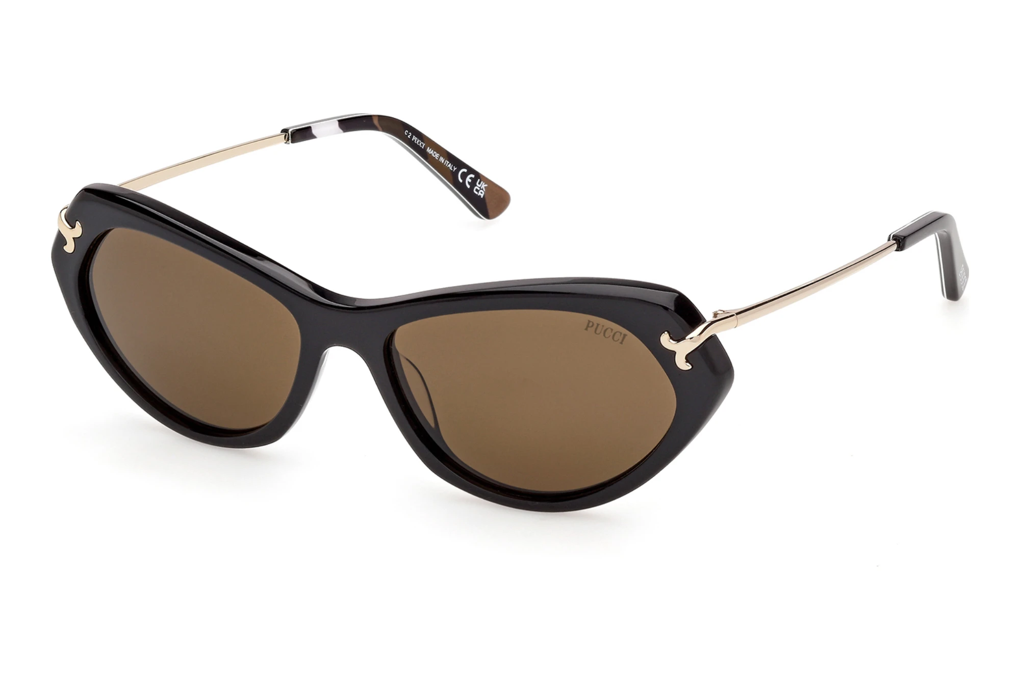 Emilio Pucci   EP0251 01E braunGlänzend Schwarz