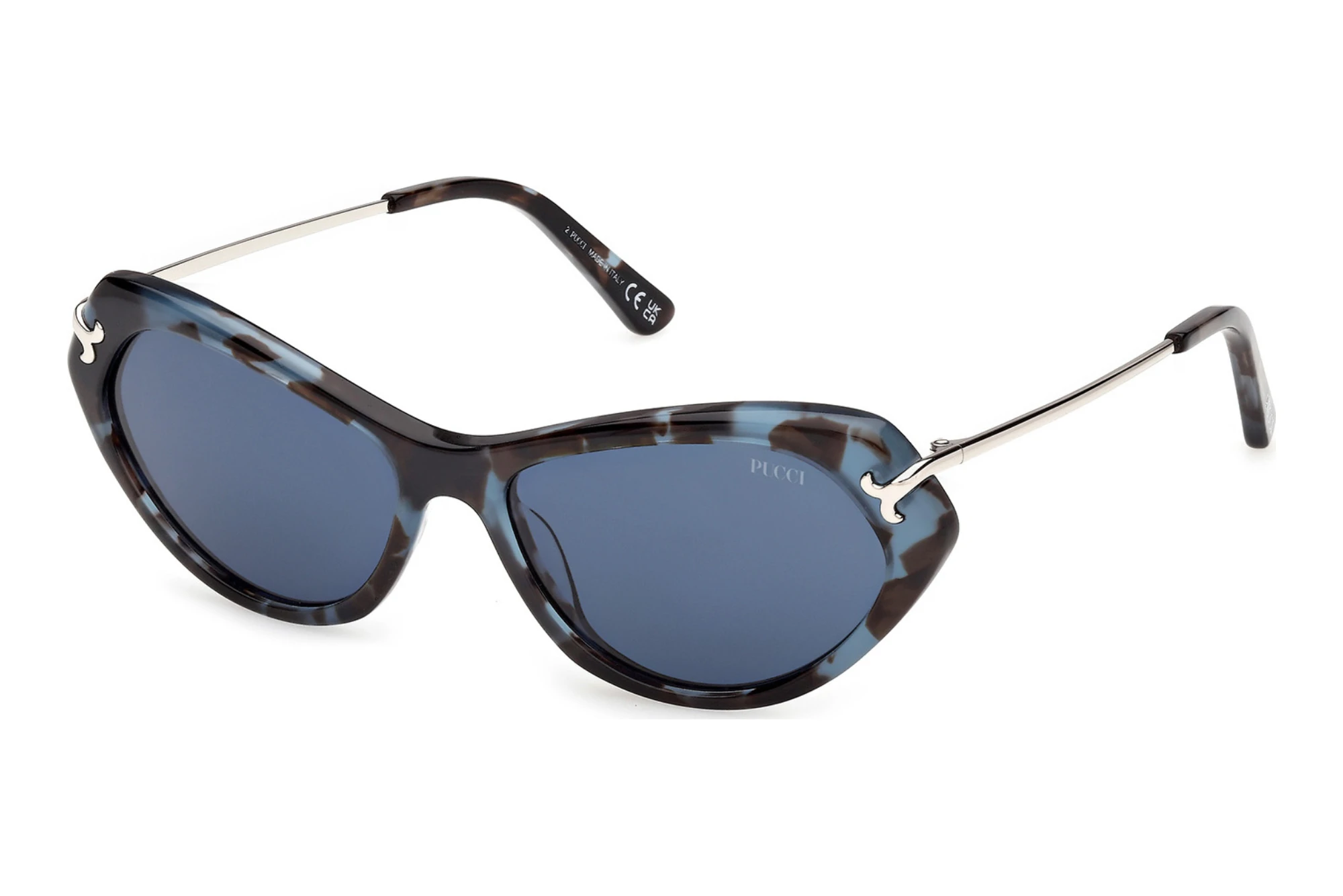 Emilio Pucci   EP0251 55V blauBunt Havanna