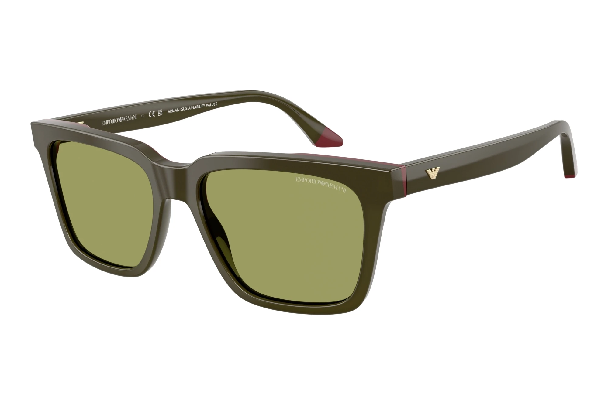 Emporio Armani   EA4260 63162A GreenOpaline Green/Bordeaux