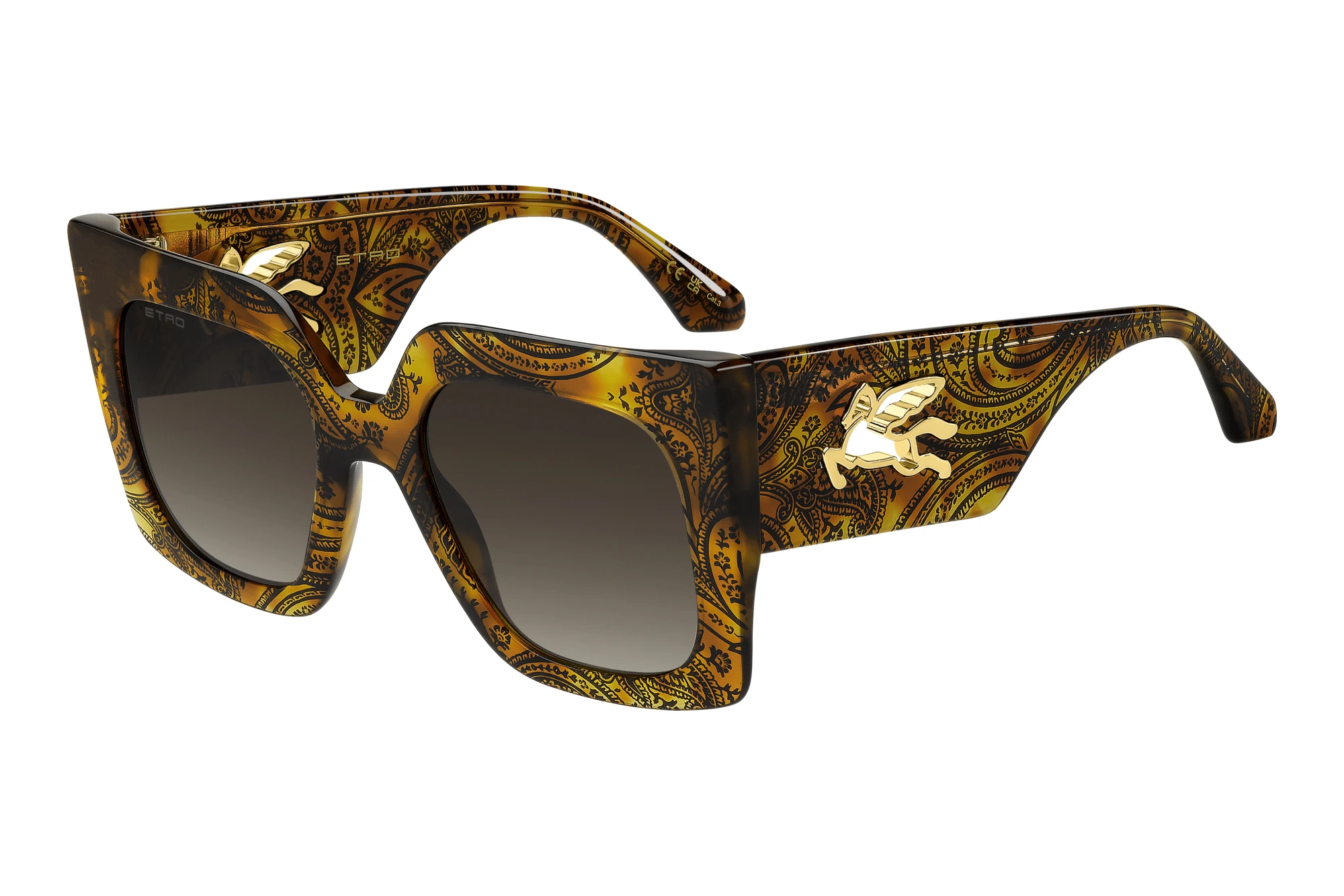 Etro   ETRO 0075/S 2VM/HA BROWN SHADEDHAVANA PATTERN
