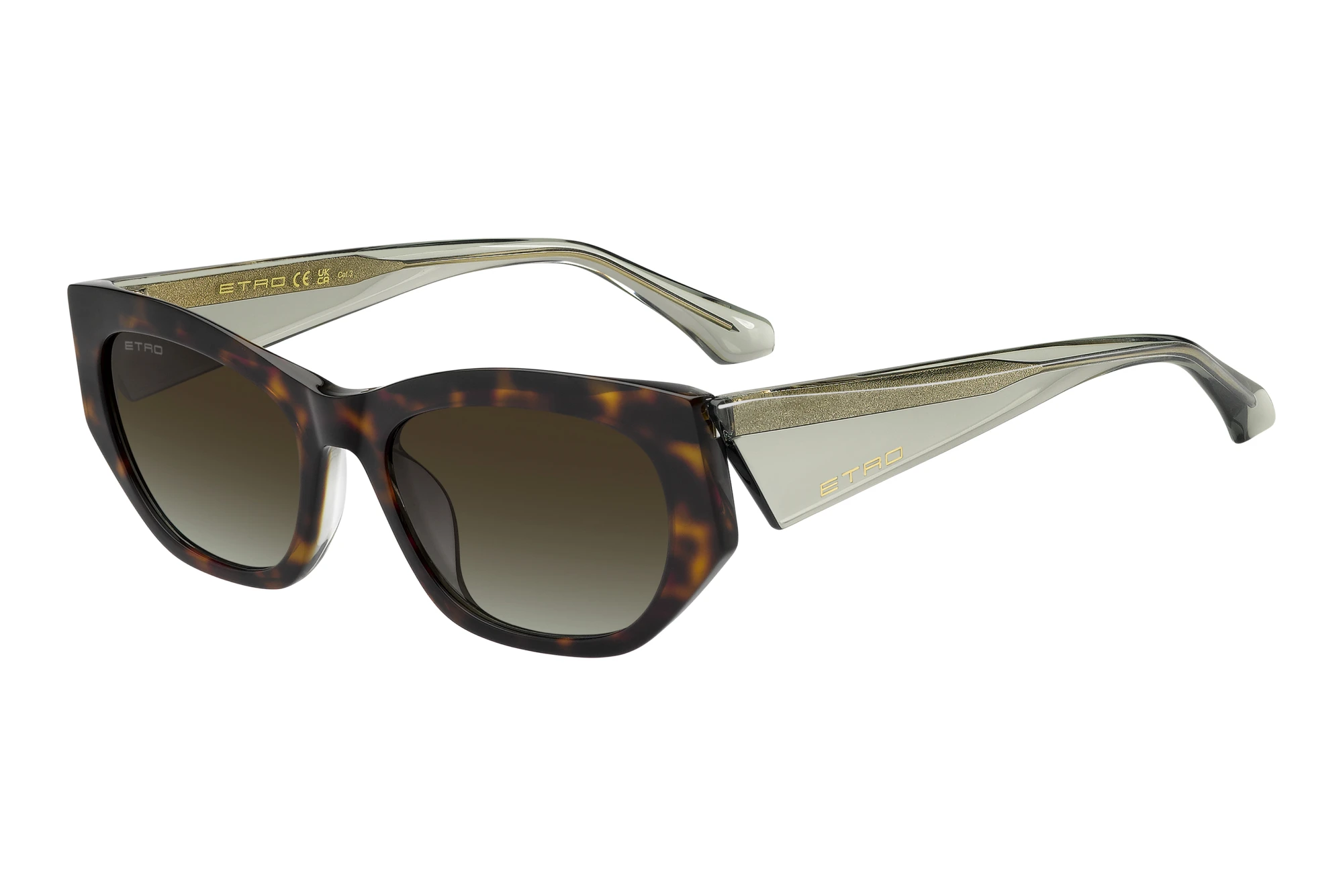 Etro   ETRO 0144/G/S PHW/HA BROWN SHADEDHAVANA GREEN